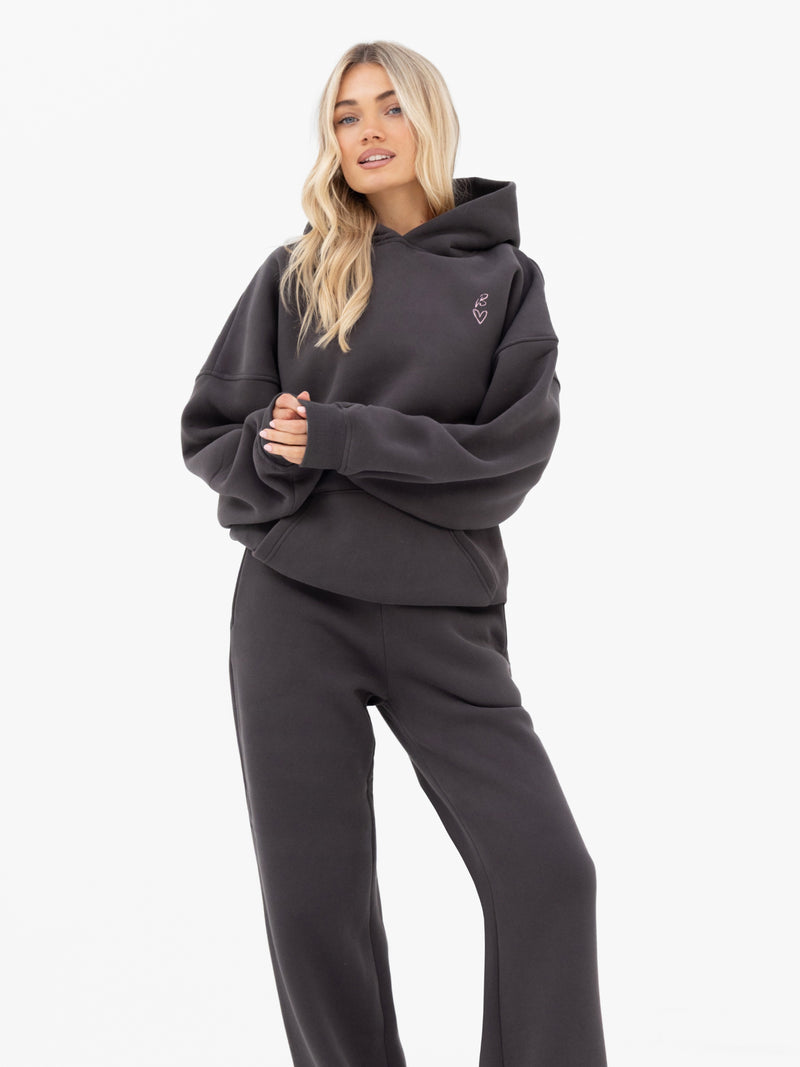 Esme Oversized Hoodie - Charcoal