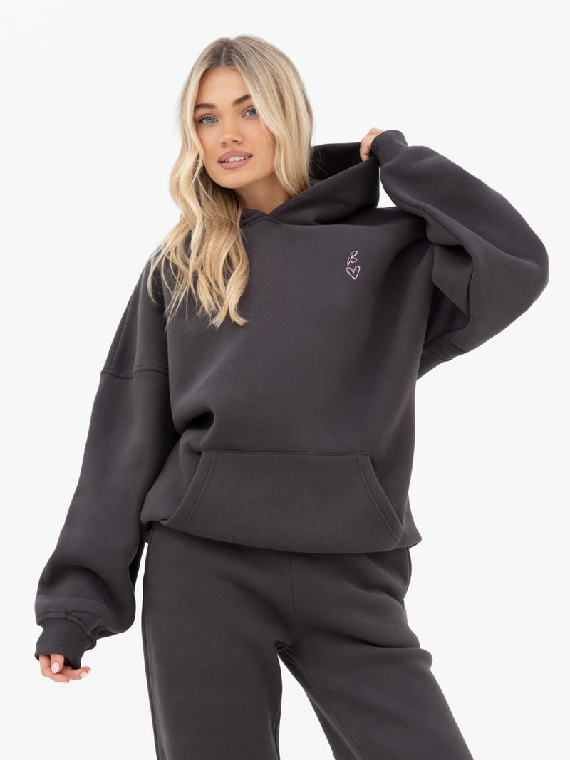 Esme Oversized Hoodie - Charcoal