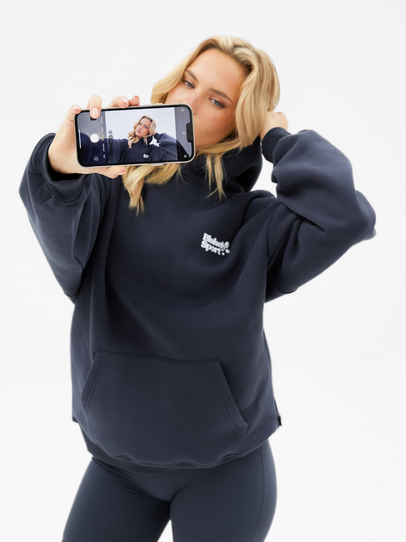 Motion Oversized Hoodie - True Navy