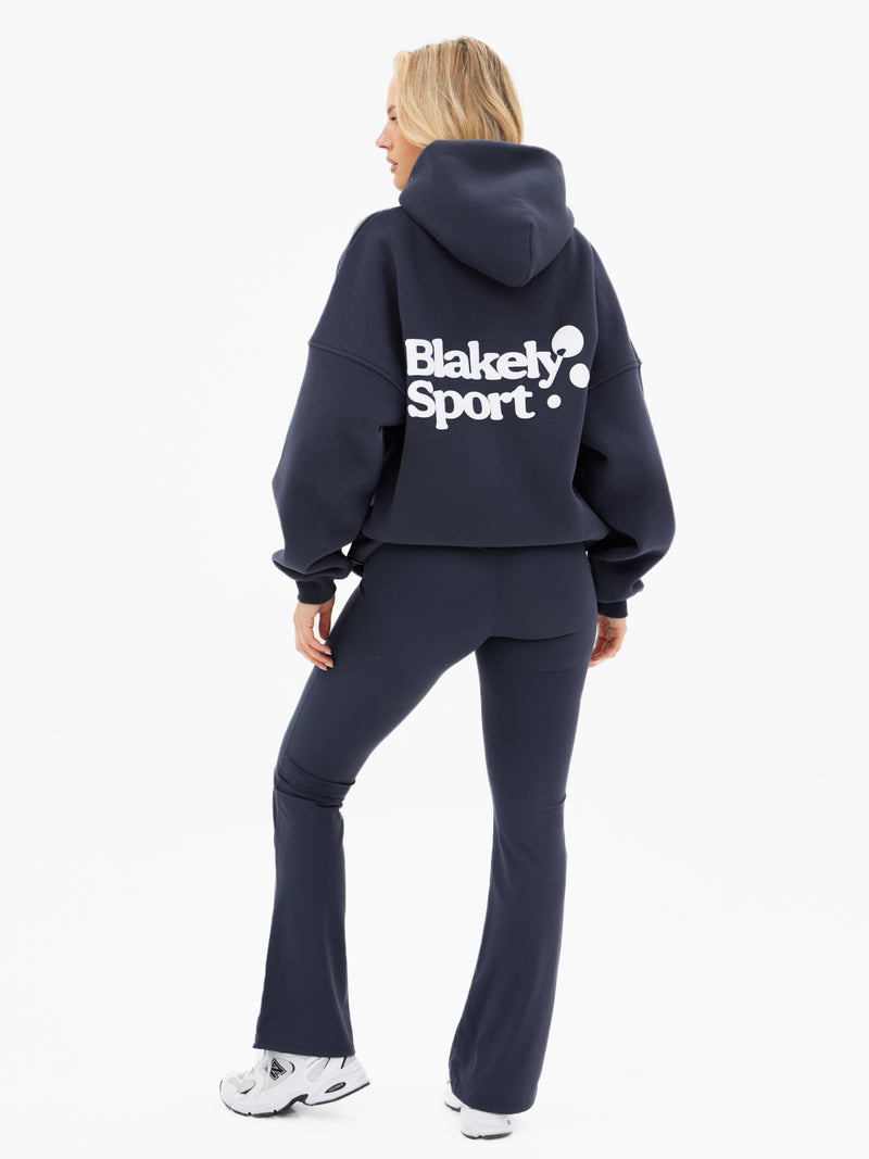 Motion Oversized Hoodie - True Navy