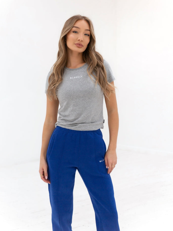 Everyday Cropped Tee - Grey