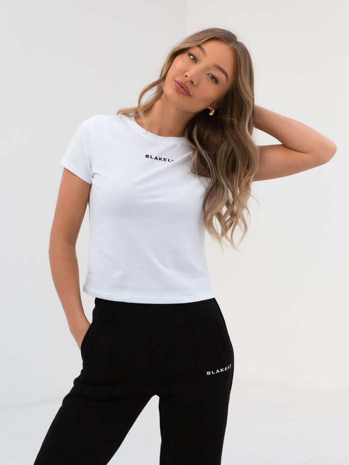 Everyday Cropped Tee - White