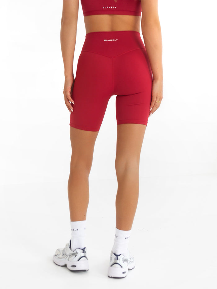 Studio Active Shorts - Cherry Red