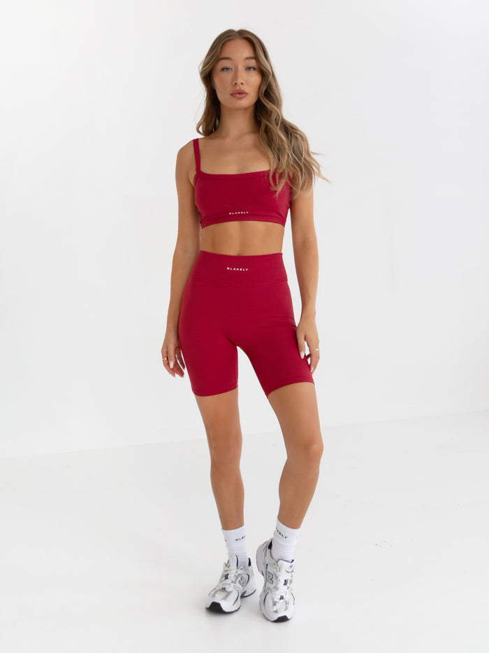 Studio Active Shorts - Cherry Red