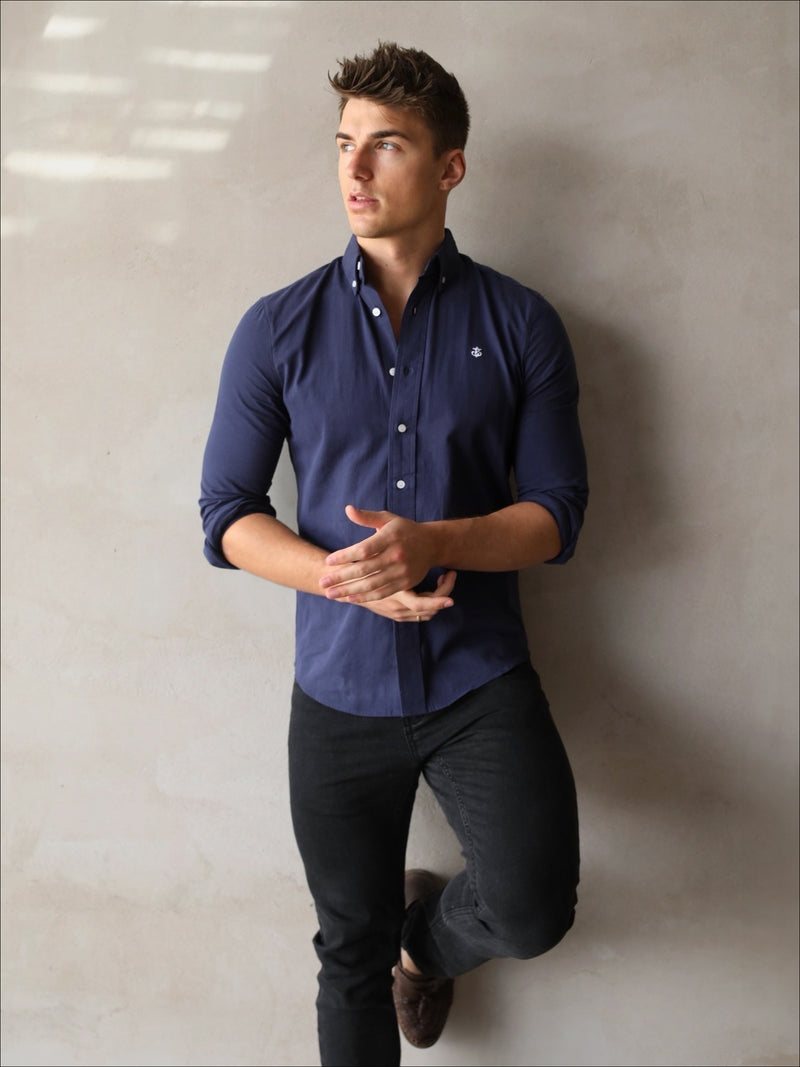 Chancery Slim Fit Shirt - Navy