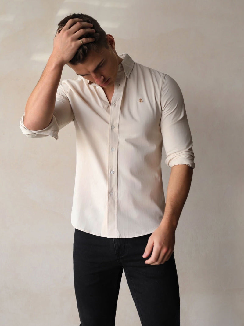 Vienna Slim Fit Shirt - Sand