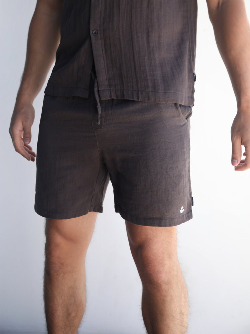 Siena Shorts - Dark Brown