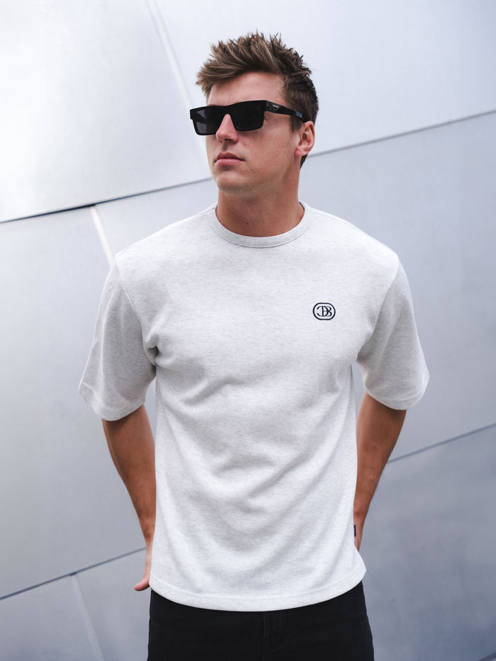 Icon Oversized T-Shirt - Marl White