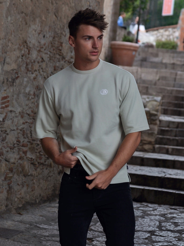 Icon Oversized T-Shirt - Sage Green