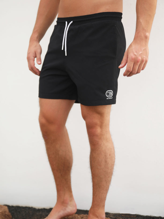 Initial Swim Shorts - Black