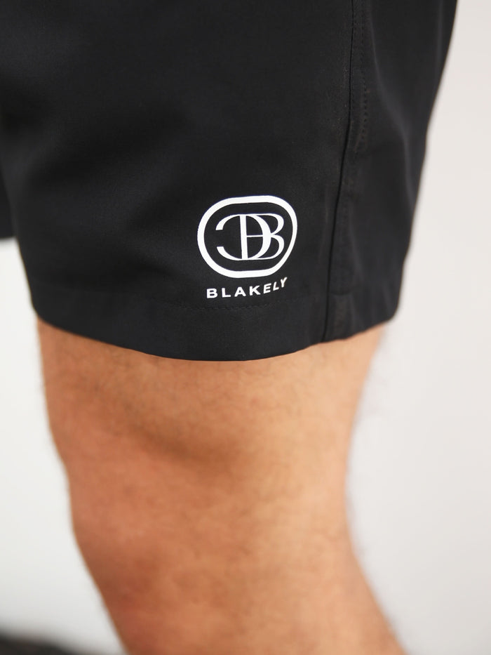 Initial Swim Shorts - Black