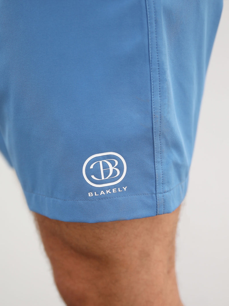 Initial Swim Shorts - Light Blue