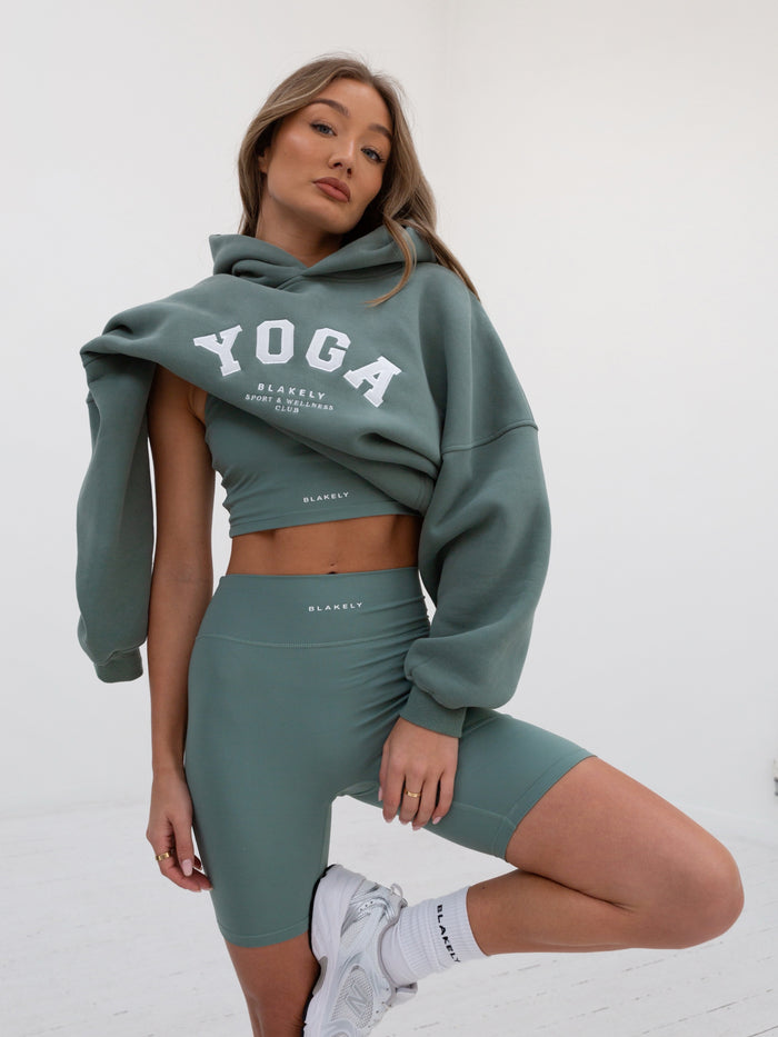 Yoga Relaxed Hoodie - Sage Green