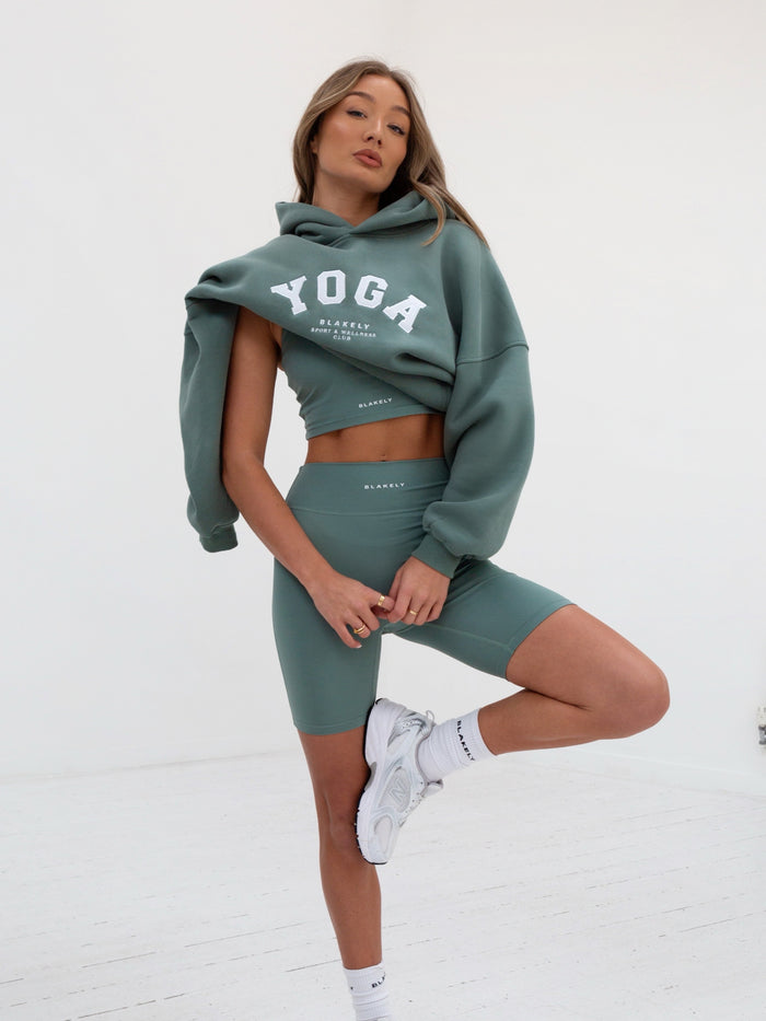 Yoga Relaxed Hoodie - Sage Green