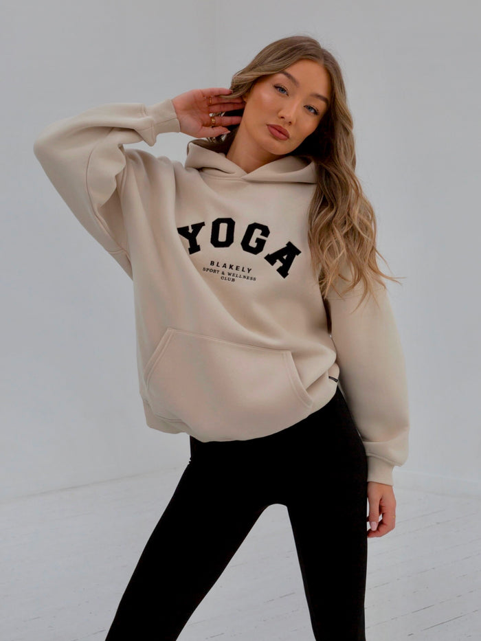 Yoga Oversized Hoodie - Bone