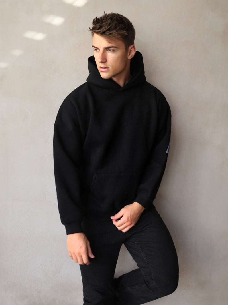 BLKLY Relaxed Hoodie - Black