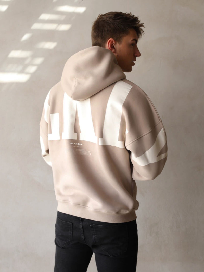 BLKLY Relaxed Hoodie - Tan