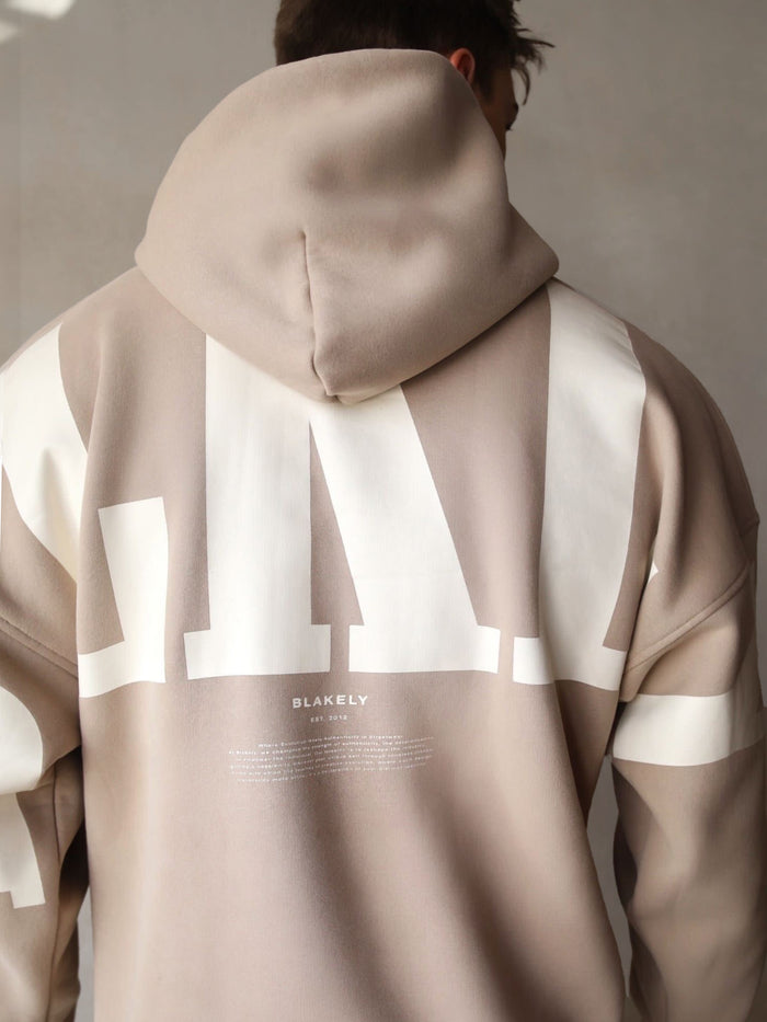 BLKLY Relaxed Hoodie - Tan