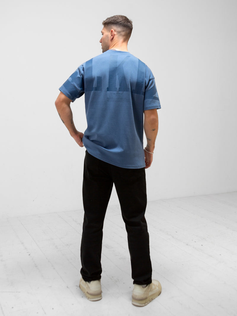 BLKLY Relaxed T-Shirt - Blue