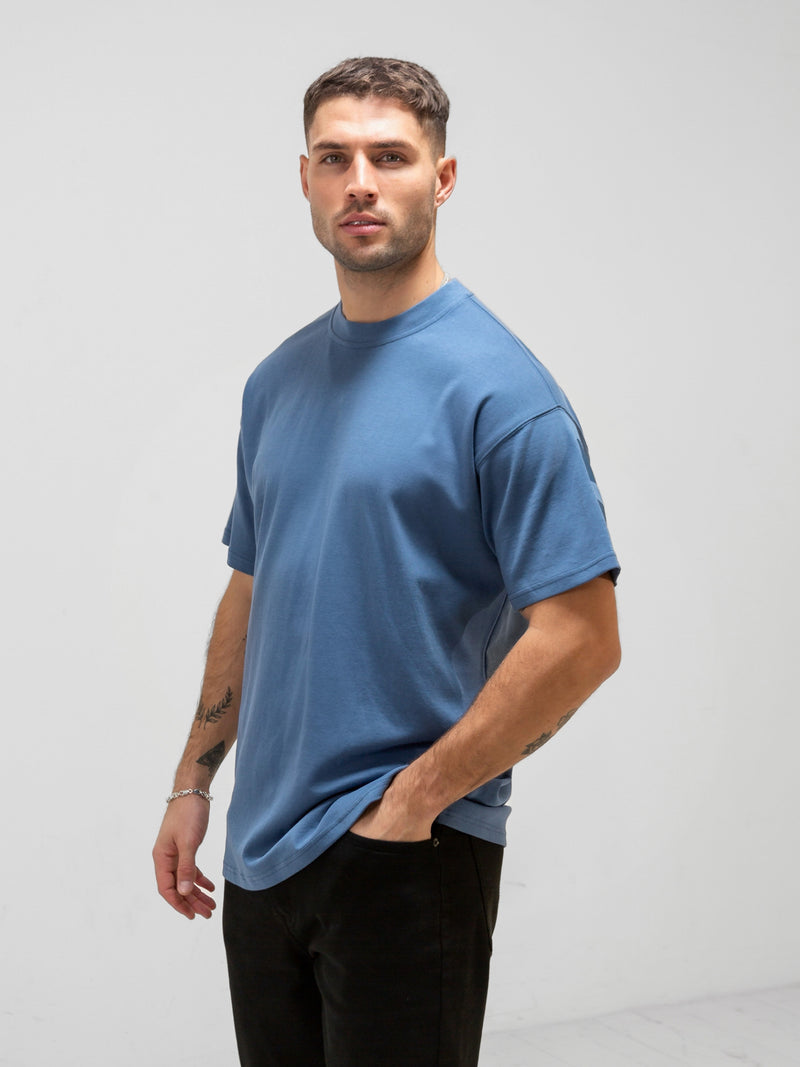 BLKLY Relaxed T-Shirt - Blue