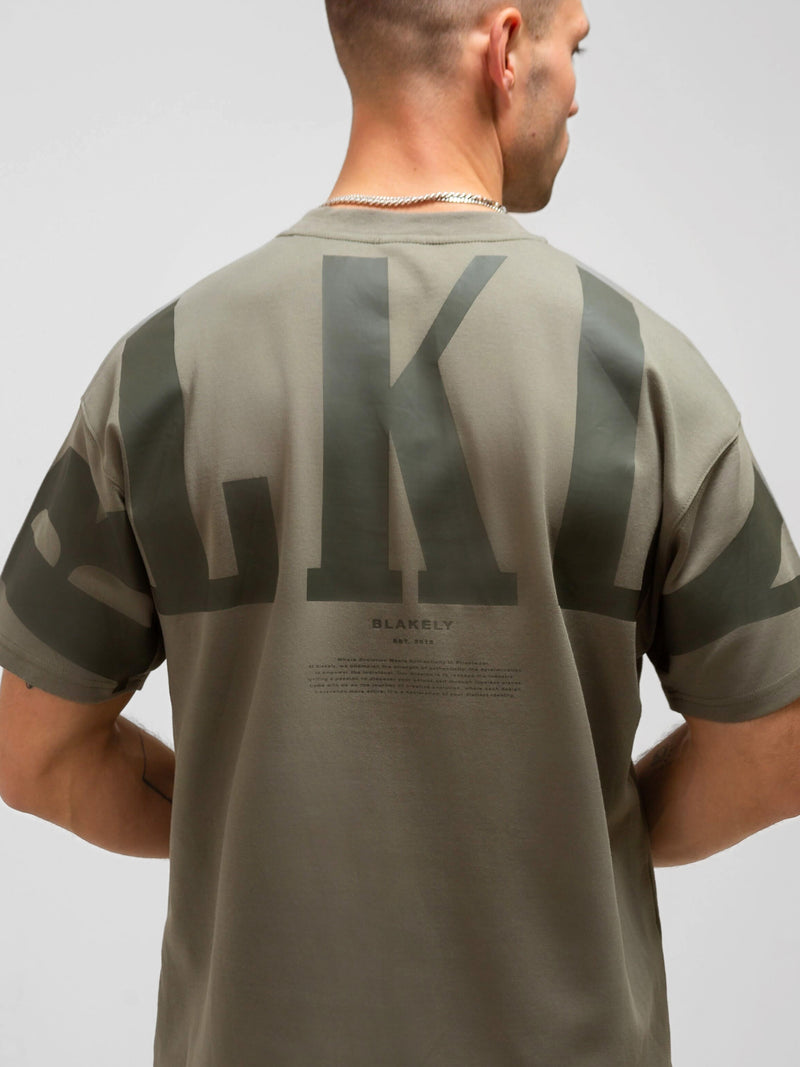 BLKLY Relaxed T-Shirt - Safari Green