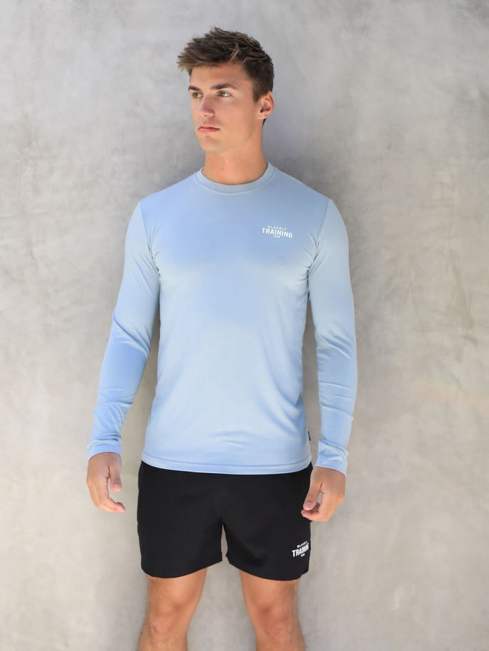 Long Sleeve Training T-Shirt - Light Blue