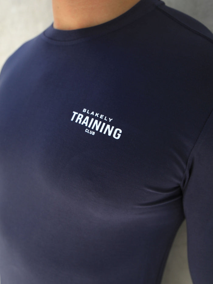 Long Sleeve Training T-Shirt - Navy