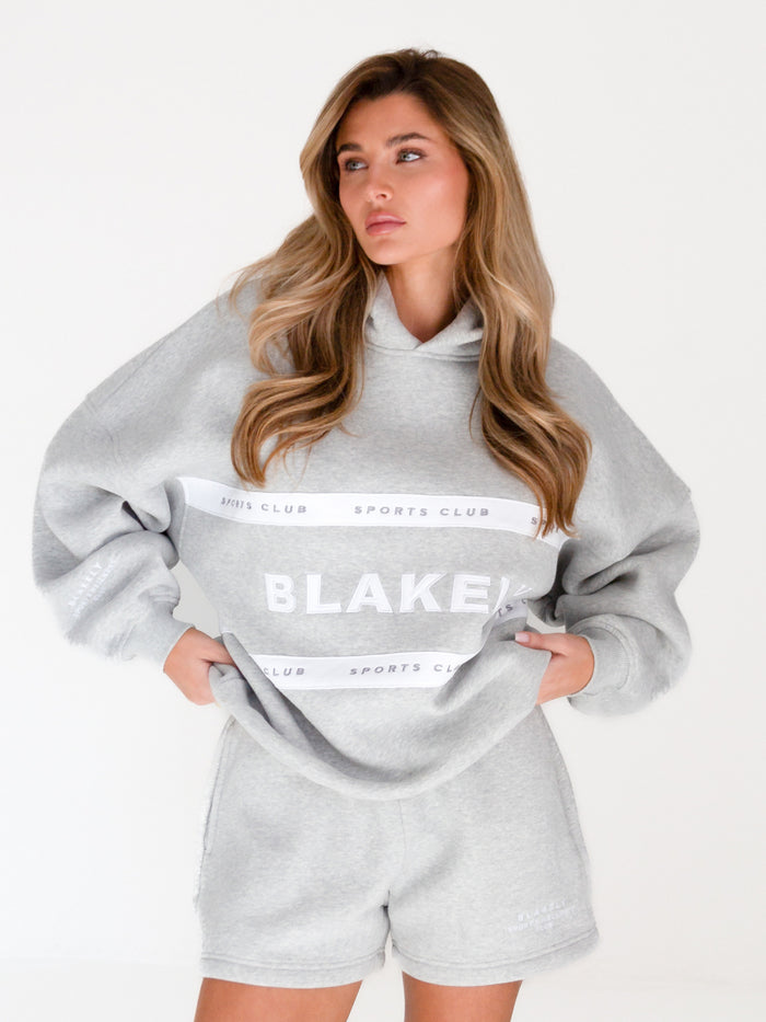 Serena Oversized Hoodie - Marl Grey