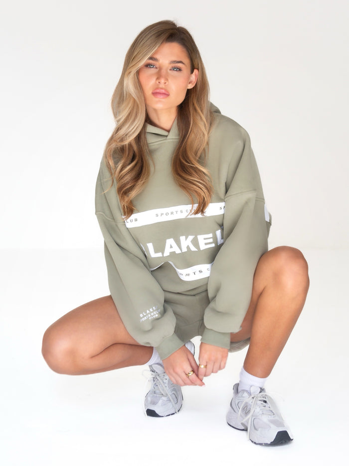 Serena Oversized Hoodie - Olive