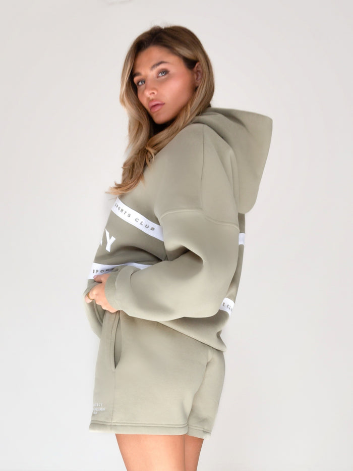 Serena Oversized Hoodie - Olive