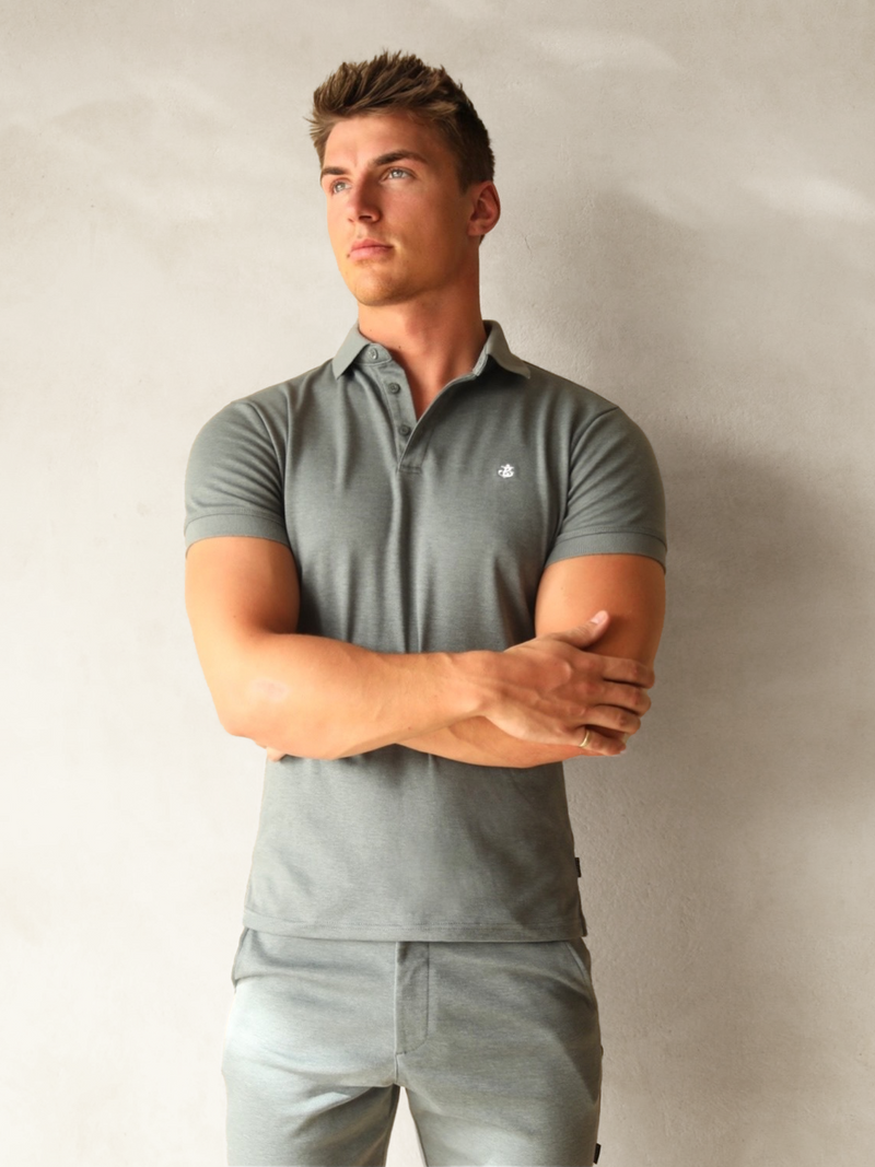 Sorrento Polo Shirt - Marl Blue