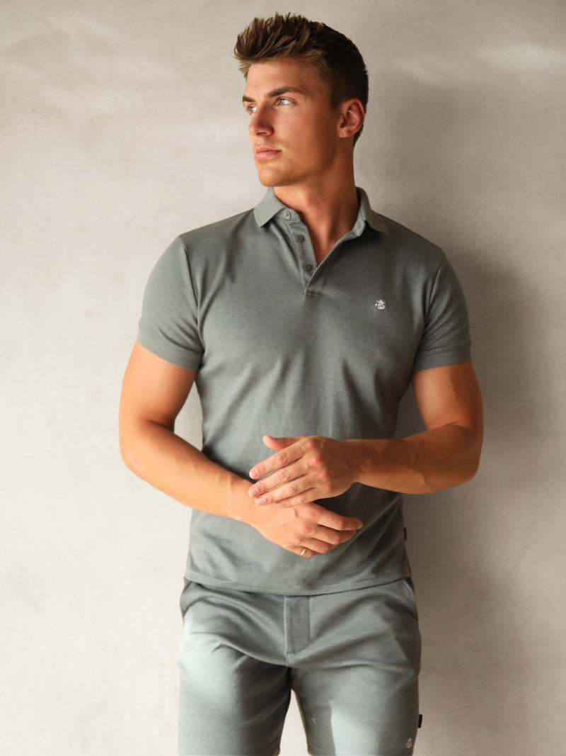 Sorrento Polo Shirt - Marl Blue