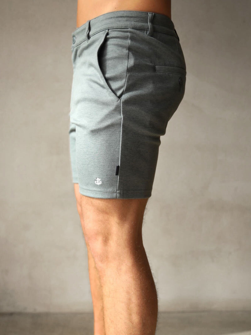 Sorrento Shorts - Marl Blue