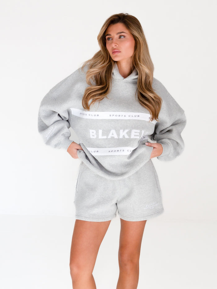 Serena Oversized Hoodie - Marl Grey