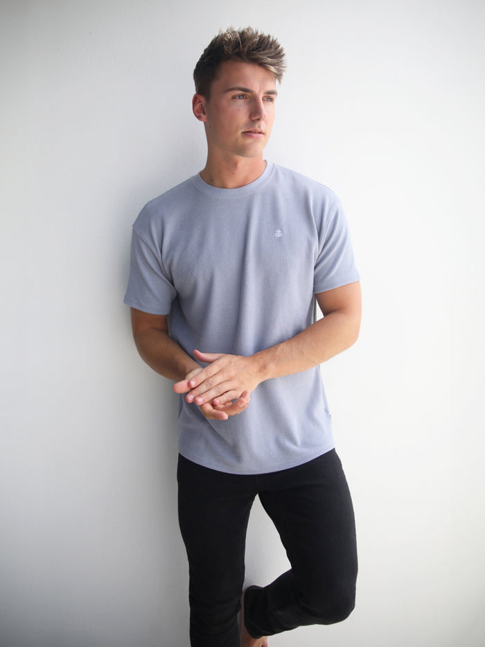 Matteo Relaxed T-Shirt - Dusty Blue