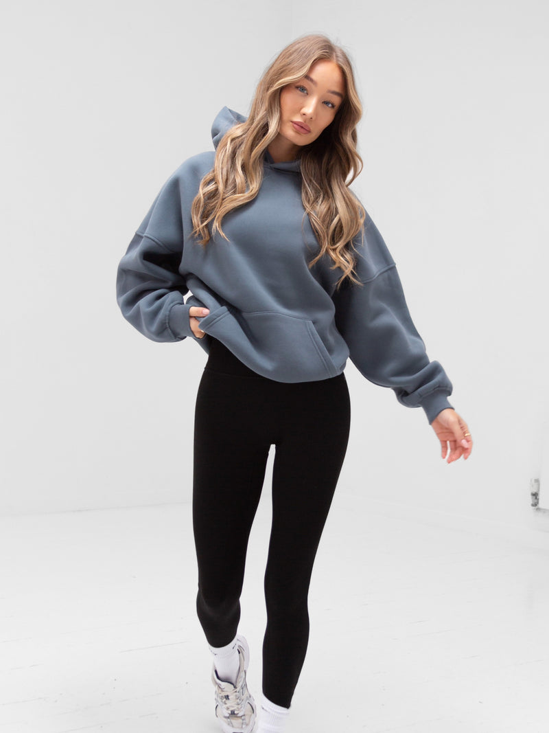 Reform Isabel Oversized Hoodie - Storm Blue