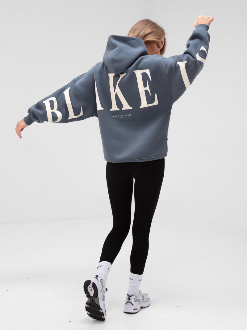 Reform Isabel Oversized Hoodie - Storm Blue