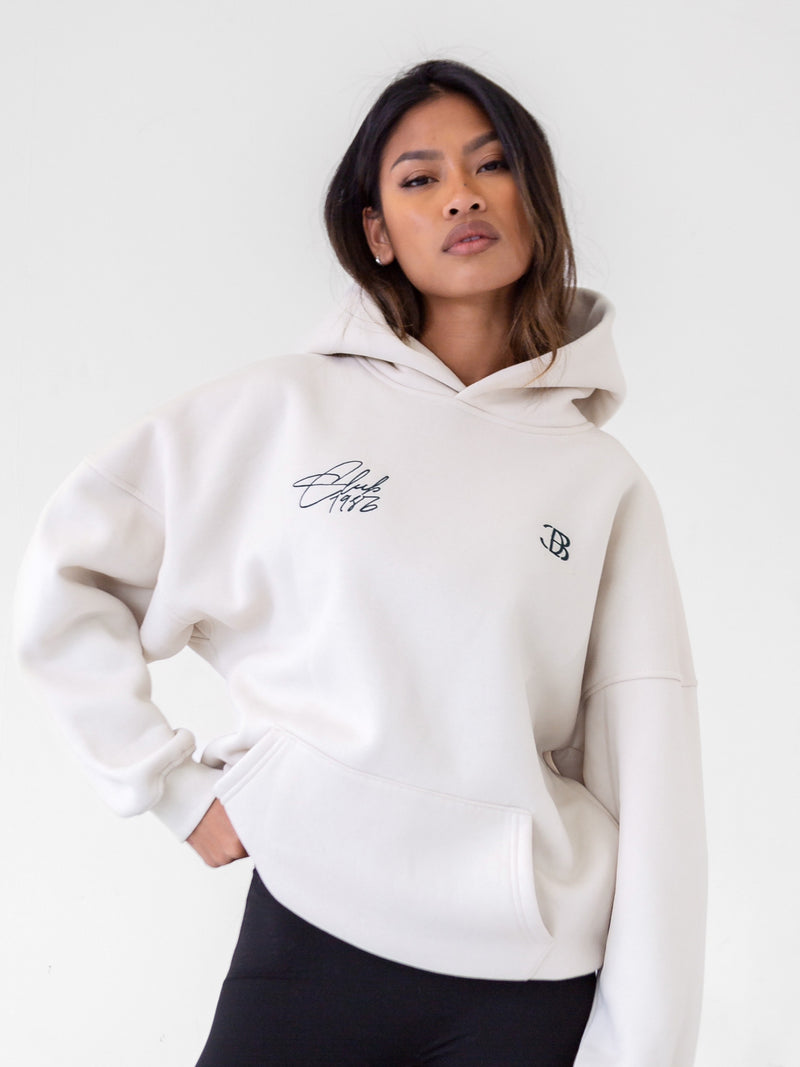 Club Oversized Hoodie - Chalk