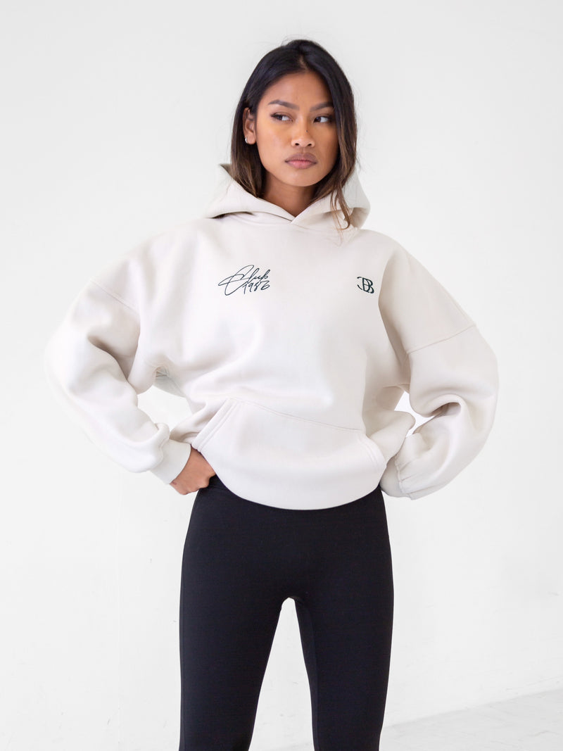 Club Oversized Hoodie - Chalk