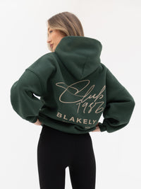 Club Oversized Hoodie - Forest Green