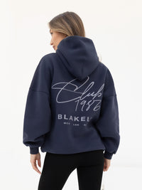 Club Oversized Hoodie - Navy