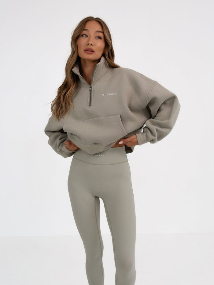 Soho 1/4 Zip Jumper - Grey