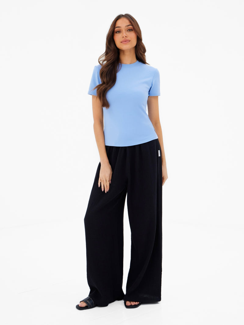 Lucia Baby Tee - Light Blue