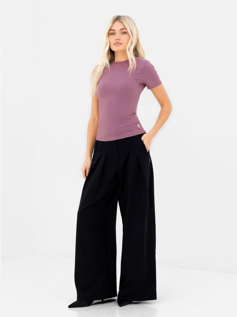 Lucia Baby Tee - Dusty Rose