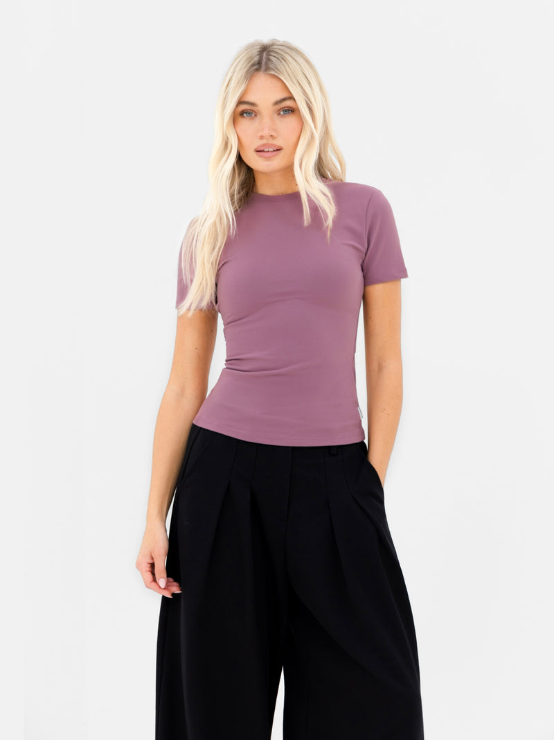 Lucia Baby Tee - Dusty Rose