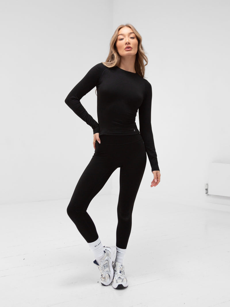 Apex Pro Long Sleeve Top - Black