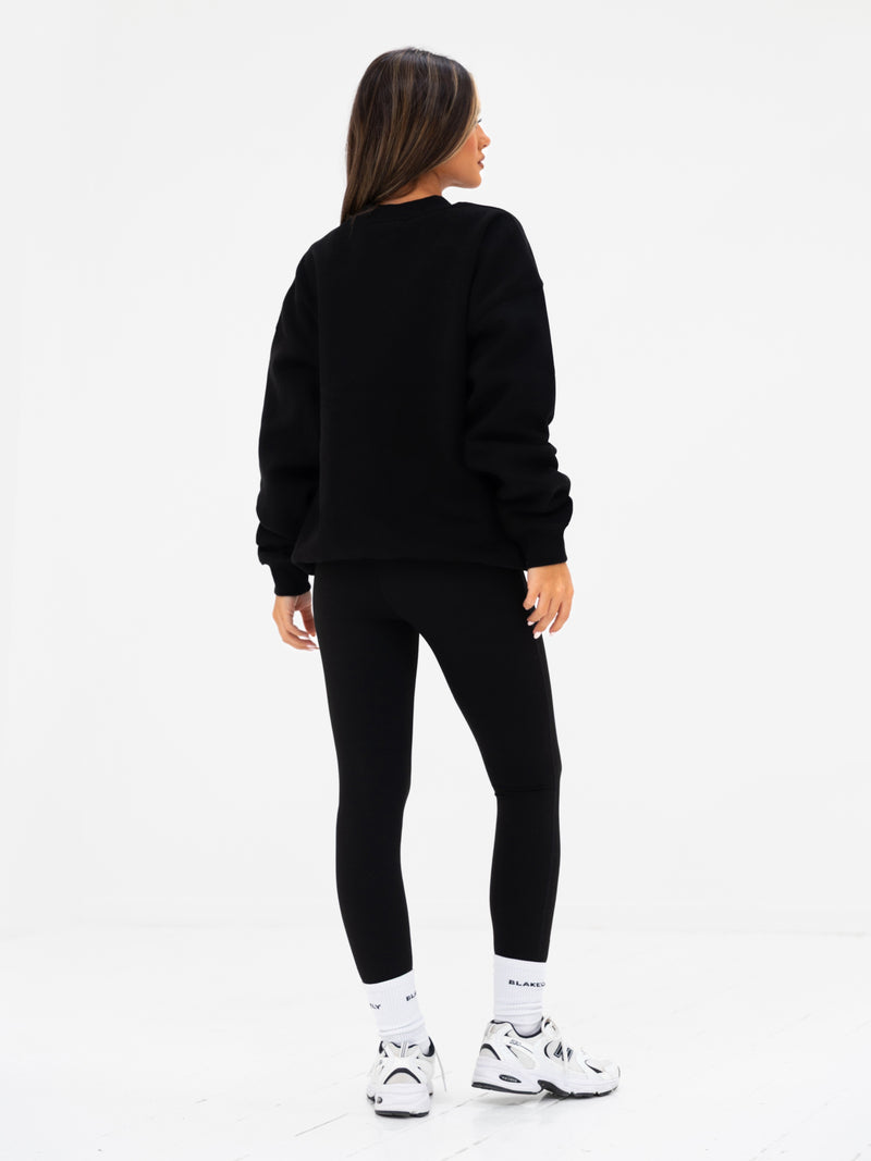 Isla Oversized Sweater - Black