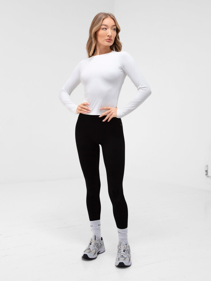 Apex Pro Long Sleeve Top - White