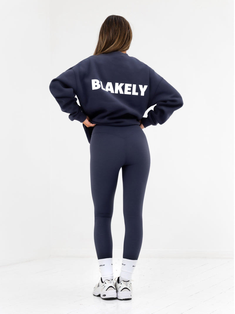 Kayla Oversized Sweater - True Navy