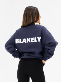 Kayla Oversized Sweater - True Navy